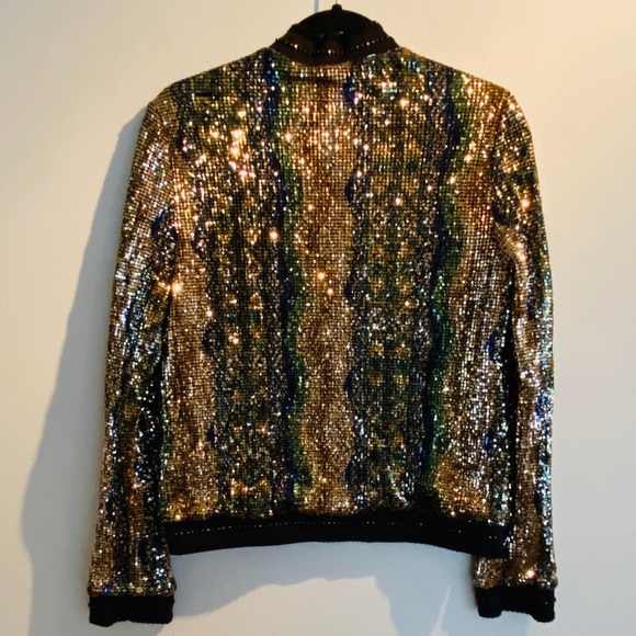 NWT**JEFF GALLANO**Sequined Jacket**Sm. $295 - Picture 4 of 7